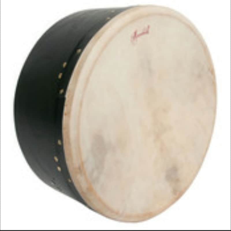 Roosebeck BTD6B 16x7" Single Bar Tuneable Sheesham Bodhran, Black. New with Full Warranty! image 1
