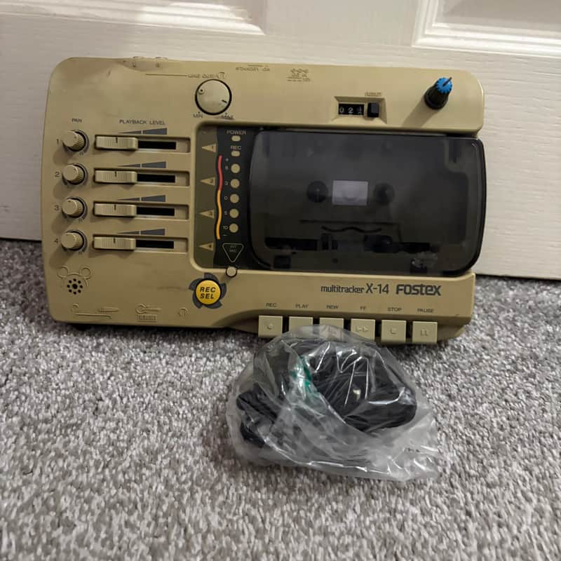 Fostex X14 Vintage Analog 4 Track Cassette Multitracker Recorder Portastudio [custom pitch mod] image 1