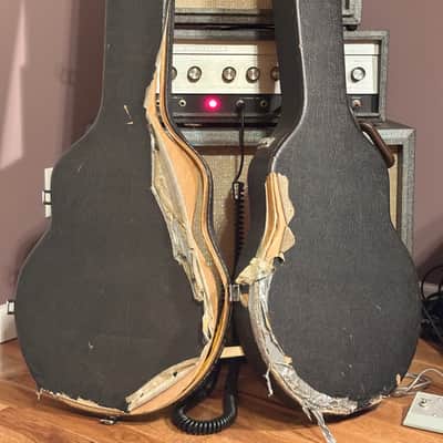 Vintage Hardshell Case Gibson Es-335 1960s-1970s - Black image 6