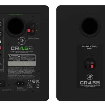 Mackie CR4.5BT Powered Studio Monitors Speakers w/ Tone Control/Bluetooth image 8