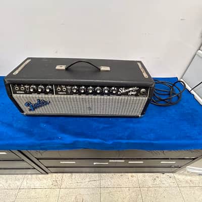 Fender Showman 2-Channel 85-Watt Guitar Amp Head 1966 - Black Panel image 1
