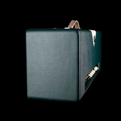 Pre Owned 2007 Divided By 13 FTR37 Green/Cream Guitar Amp Head And 2x12" Cab with Footswitch and Covers image 7