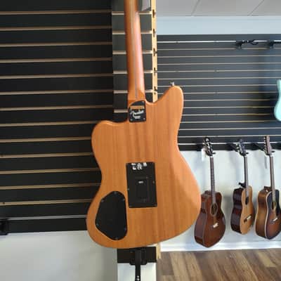 Fender MIM Acoustasonic Jazzmaster 2021 - Present - Tobacco Sunburst image 3