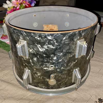 1964 Rogers Holiday 9" X 13" Tom Black Diamond Pearl image 5