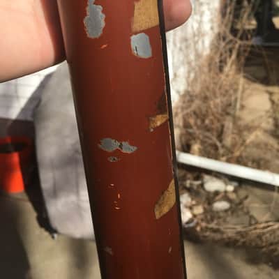 Alcoa ALUMINUM upright bass 1930s Faux wood finish image 19