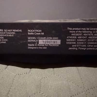 Rocktron Chameleon 2000 preamp and effects rack image 7