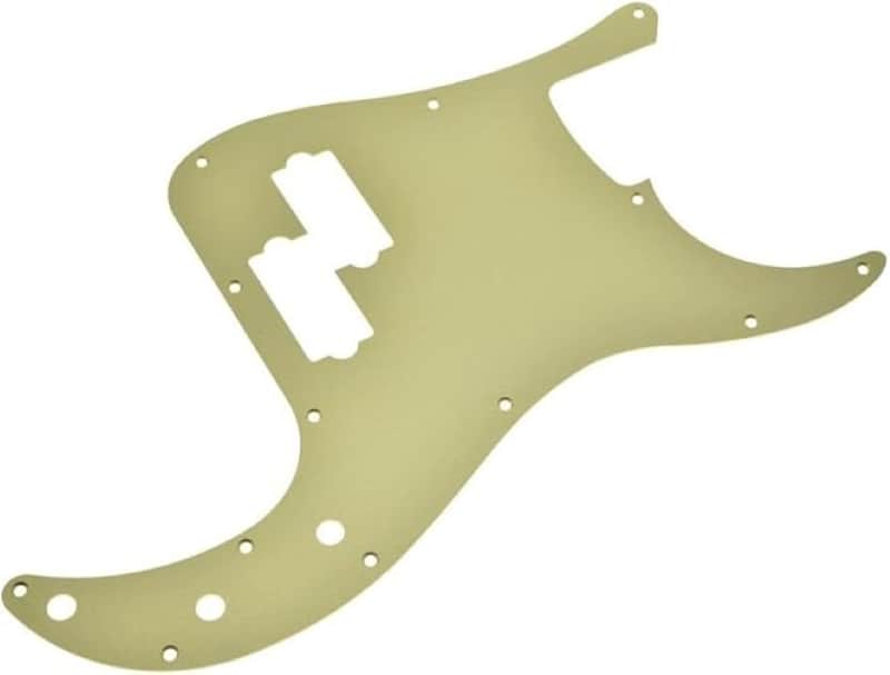 Precision Style Bass Matte Aluminum Pickguard -  Gold image 1