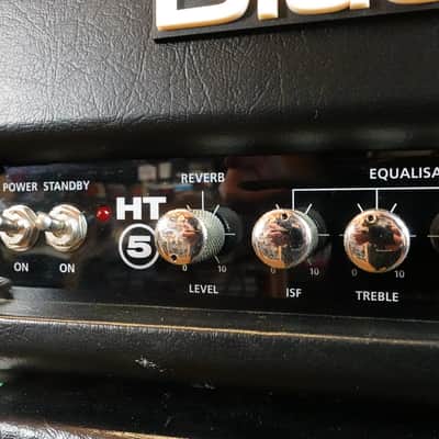 Blackstar HT-5RH MKII 2-Channel 5-Watt Guitar Amp Head with Reverb 2019 - Present - Black image 2