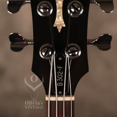1977 Guild B 302-F FRETLESS Bass Natural Mahogany image 3
