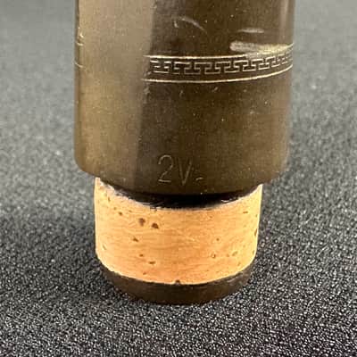 Vintage Vito France Hard Rubber 2V Bb Clarinet Mouthpiece image 6