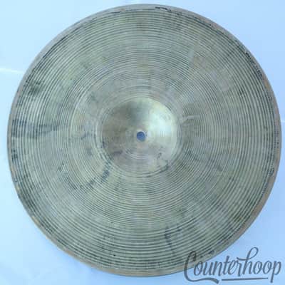 Zildjian 15"Hi-Hats 70s Cymbals Vintage B20 Avedis A Turkish Matched Set/Pair US image 8