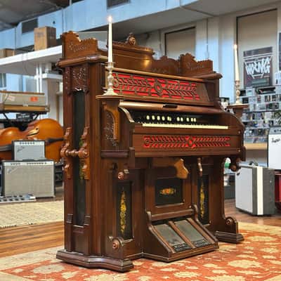 Bell Organ & Piano Co. Antique Pedal Pump Organ image 6