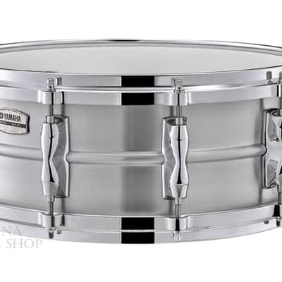 Yamaha RAS-1455 Recording Custom 5.5x14" Aluminum Snare Drum Brushed Aluminum image 1