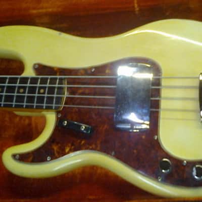 Fender Precision Bass Lefty 1963 Blonde Color Super Rare Left Hand image 13
