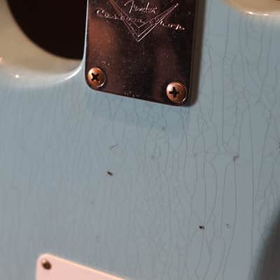 Fender Custom Shop '64 Reissue Stratocaster Journeyman Relic - Daphne Blue image 14