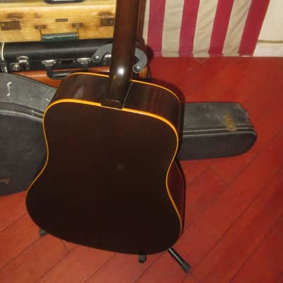 1970 Gibson J-160E Natural w/ Original Hardshell Case image 7