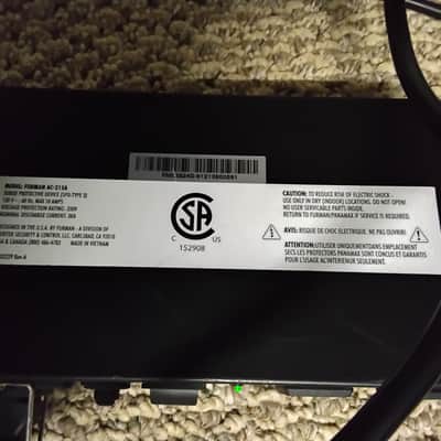 Furman AC 215 A 2023 - Black image 2