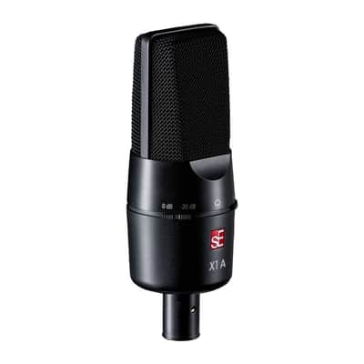 Liquid Audio sE Electronics X1 A Large-diaphragm Condenser Microphone Bundle w/Pig Hog PHM10 8mm Mic Cable Polishing Cloth image 3