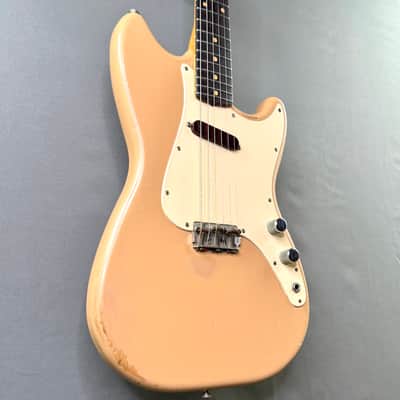 Fender Musicmaster *Clay Dot, Slab Board* 1960 - Desert Sand image 5