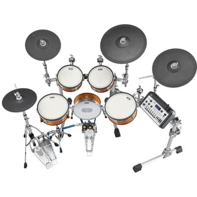 Yamaha DTX10K Electronic Drum Kit With Mesh Heads in Real Wood image 2