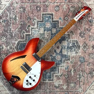 1966 Rickenbacker 330 Vintage Fireglo Made In USA Electric Guitar W/ Original Hardshell Case! image 3
