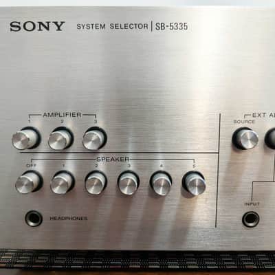 Sony SB-5335 Audio Selector: Input/Tape/Phono, 3 Amps, 5 Speakers