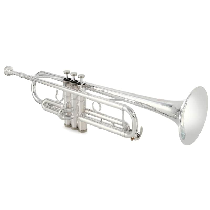 Blessing Performance Series Bb Trumpet, .460" Bore, Silver-Plate, Outfit image 1