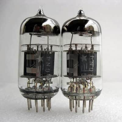 Set of 5 NOS Beijing Military 6N4/12AX7/ECC83 Preamp Tubes image 1