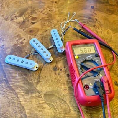 Fender Stratocaster pickups 1975 Grey bottom original vintage USA strat image 5