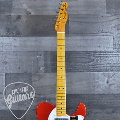Mint Fender American Vintage II 1972 Telecaster Thinline - Candy Apple Red with Hardshell Case image 4