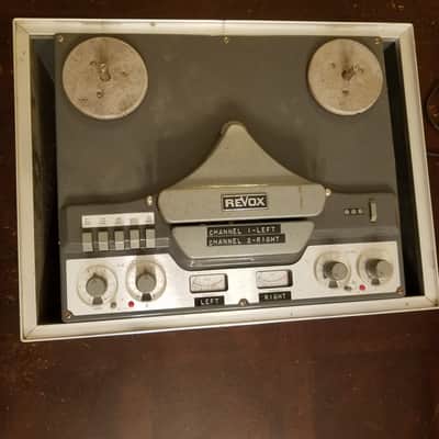 Revox G36 All-Tube Reel to Reel R2R magnetic tape recorder 10" 7" 1960s - Grey image 2