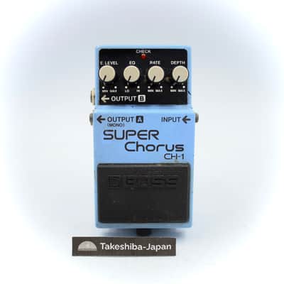 Boss CH-1 Super Chorus Blue Label 1992 Guitar Effect Pedal JE02612 image 1