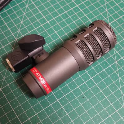 Audio-Technica ATM25 Hypercardioid Dynamic Instrument Microphone 2000s - Dark Gray image 2