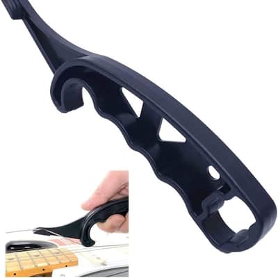 4Pcs Guitar Tool Kit, Guitar String Stretcher 3in1 Guitar String Winder Cutter Pin Puller and 4mm & 5mm Guitar Truss Rod Hexagon Wrench Guitar Adjustment Maintenance Tool image 6