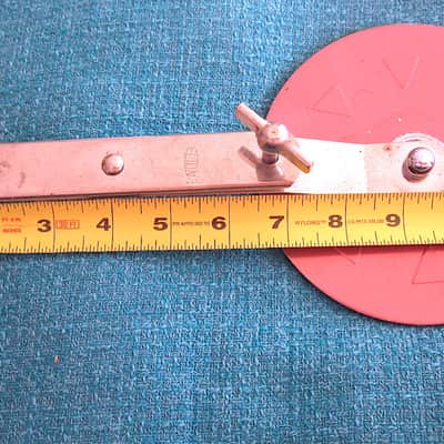 Elton Bass Drum External Hoop Rim Mount Muffler Mute Damper - Vintage image 7
