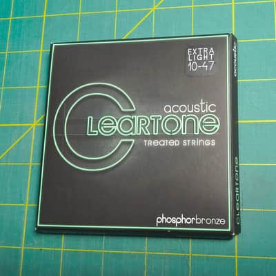 Cleartone  Coated Phosphor Bronze Acoustic Guitar Strings 10-47 image 1