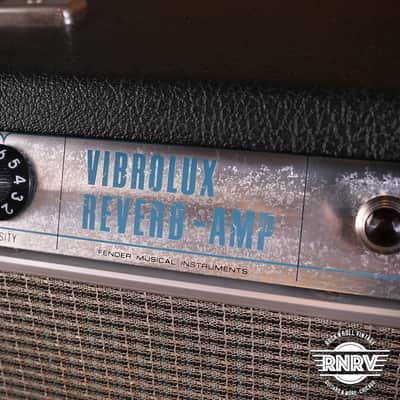 1968 Fender Vibrolux Reverb "Drip Edge" 2-Channel 35-Watt 2x10" Guitar Combo Silverface image 5