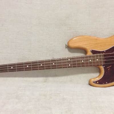 2007 Left Handed Lefty Fender Special Edition Deluxe Jazz Bass Natural Ash image 1