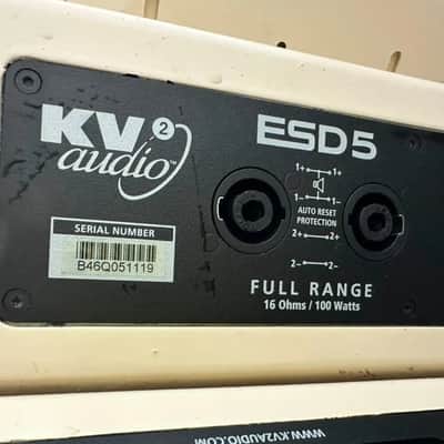 (6) KV2 Audio ESD5 Beige 5" 2-Way Passive Full Range Speaker W/ Yoke #4540 THS image 2