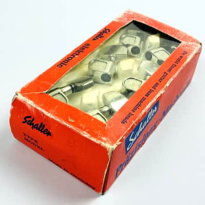 Schaller ‘70s–Early ‘80s M6 Tuners – Made in W. Germany (Boxed Set) - Chrome image 1