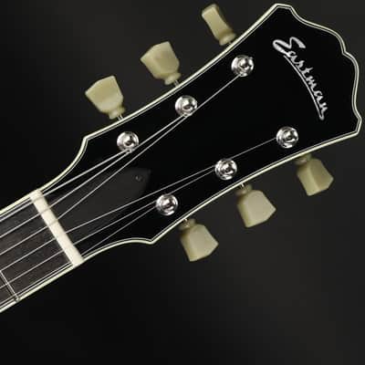 Eastman T484-BK 14" Thinline, Seymour Duncan Pickups in Black #P2401908 image 7
