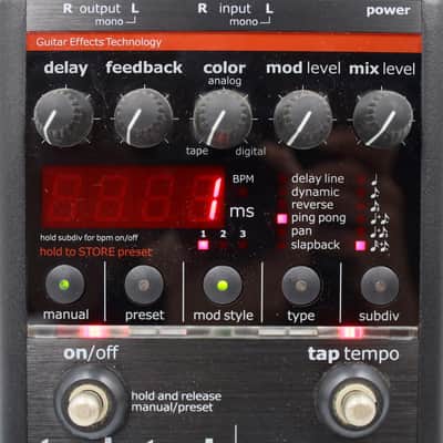 TC Electronic ND-1 Nova Delay With Original Box Power Supply Guitar Effect Pedal image 3