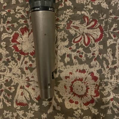 Rare Vintage: AKG D1200E Dynamic Unidirectional Microphone 200 ohms with Mic Clip 1970 - Silver image 3