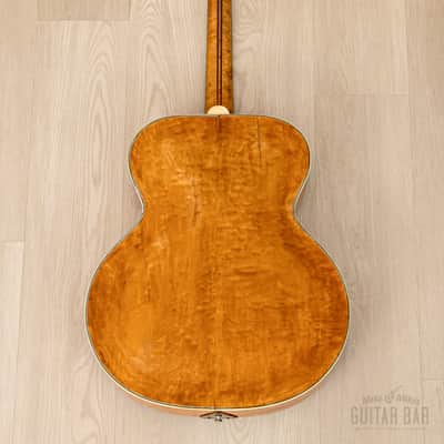1941 Epiphone DeLuxe Pre-War Vintage Archtop Acoustic Guitar Blonde w/ Case image 3