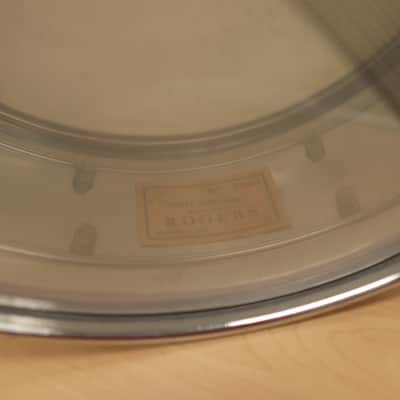 Vintage Rogers 5x14" Fullerton Era Powertone Chrome over Brass Snare Drum image 12