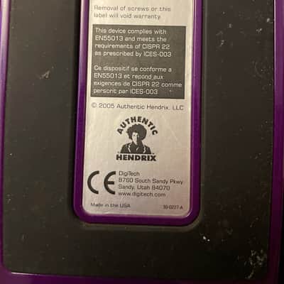 DigiTech Jimi Hendrix Experience 2000s - Purple image 2