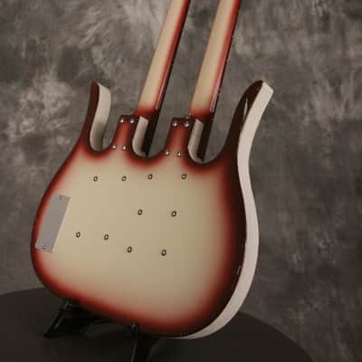 Jerry Jones Neptune Longhorn Doubleneck 6 string guitar and Bass 6 1990s image 9