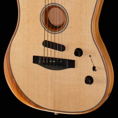 Fender American Acoustasonic Strat Natural Ebony Fingerboard (504) image 1