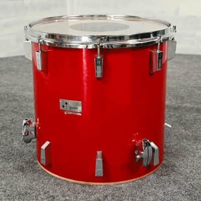 Used Vintage Sonor 4pc Champion Drum Set Red - Fair image 8
