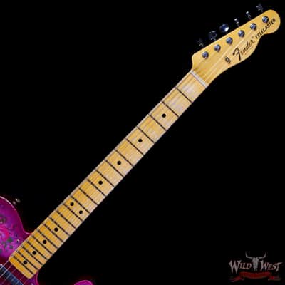 Fender Custom Shop Ron Thorn Masterbuilt 1968 Telecaster Maple Fingerboard Relic Pink Paisley image 4